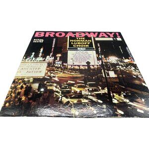 Broadway by the Norman Luboff Choir Columbia vinyl Record - New York, New READ